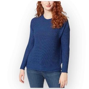 Jessica Simpson Ladies’ Roll Neck Sweater, Blue Depths, Size Small W104S